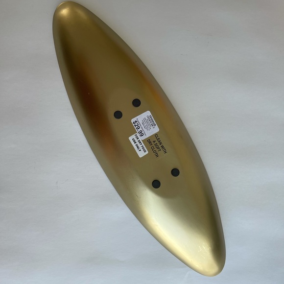 kirklands Gold table dish - Picture 3 of 5